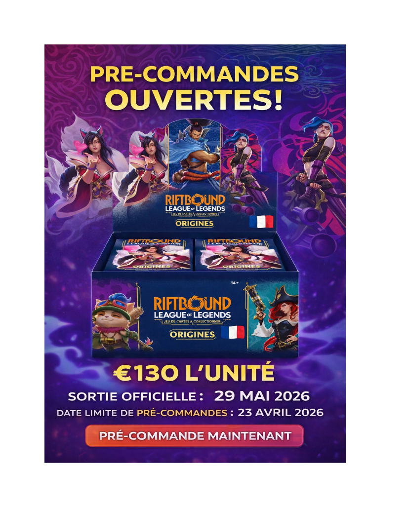 Pré-commande display Origines FR